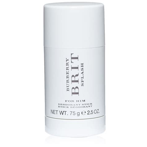 burberry brit splash deodorant stick|Burberry Brit Splash By Burberry Deodorant Stick 2.5 Oz.